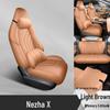 Neta X Full Leather Car Seat Cushion Cover - All-Season, Universal Fit