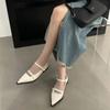 2024 Autumn New Pointed Toe Women Shoes Elegant Ladies Flat Heels Mary Jane Shoes Flats Ballet Casual Loafers Shallow Ballerinas