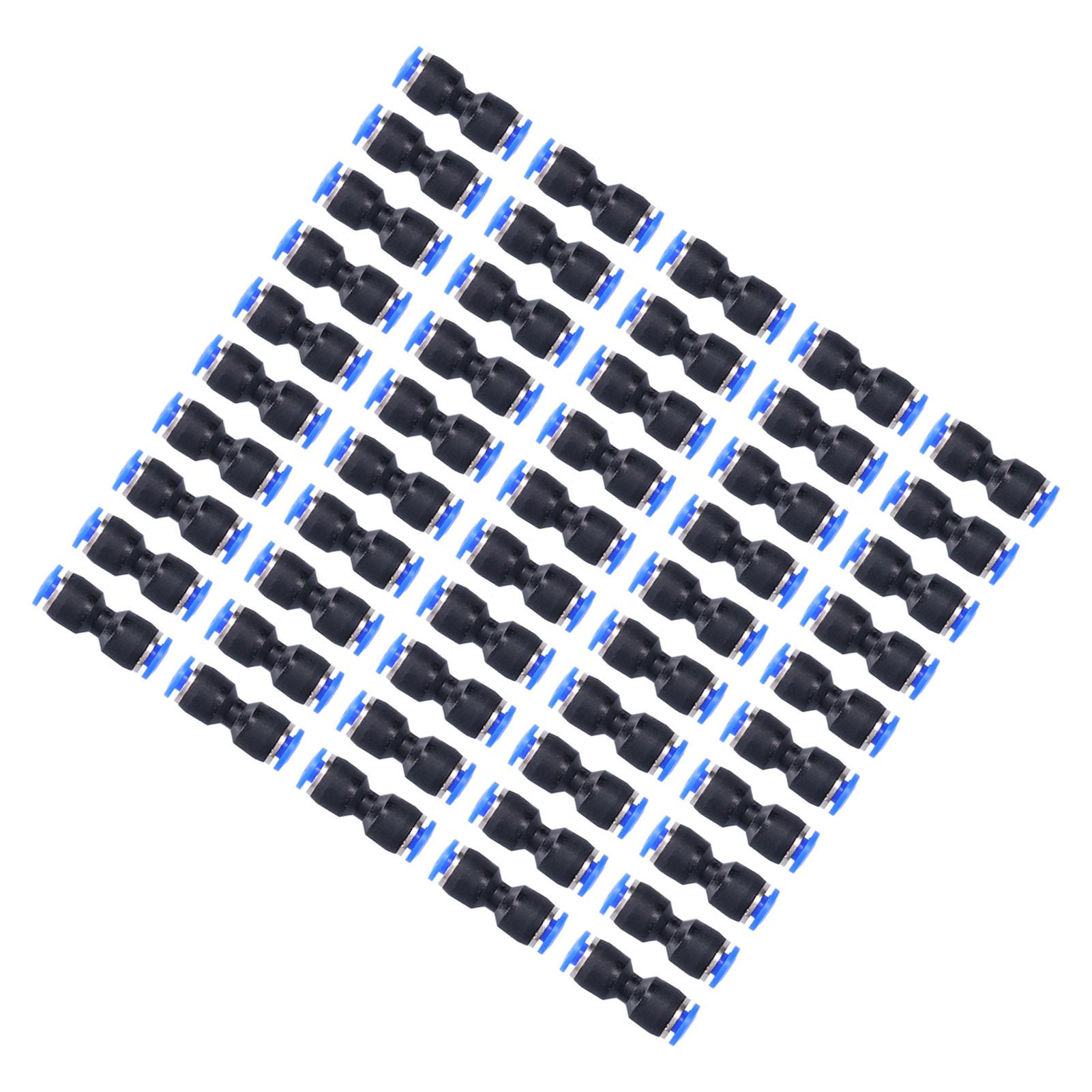 

50Pcs Straight Pneumatic Connector Push to Connect Fittings for PU4 Air Tube Industrial Supplies