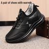 Men's High-End Old Beijing Cotton Shoes: Fashionable, Soft Sole, Non-Slip, Stain-Resistant, Thickened, Warm.