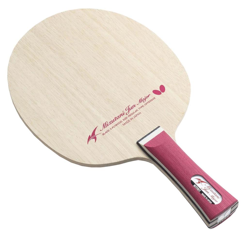 Mizutani Jun Major FL 37281 (Butterfly / Offensive Shakehand / 5-ply All-Wood)