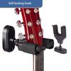 Automatic Lock Wall Hanger Guitar Violin Holder Easy Installation Space Efficient Organizer Plastic and Metal Texture
