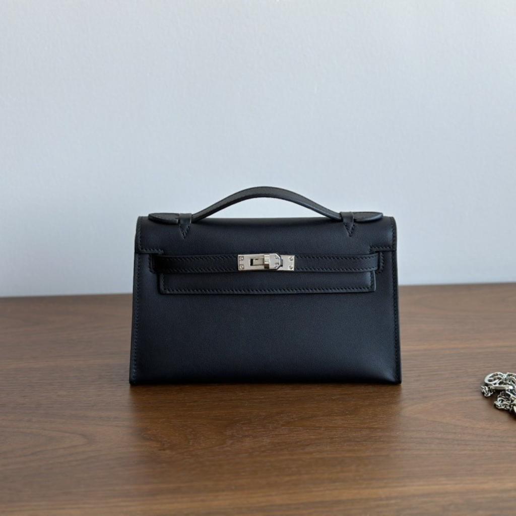 Borsa Kelli generazione Kazilan pelle swift catena naso di maiale borsa da donna in pelle bovina monospalla borsa a tracolla