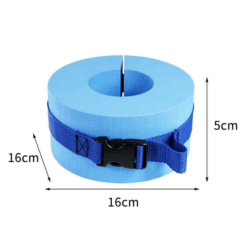 1Pcs Water Ring Eva Foam Aquatic Cuffs With Quick Release Buckle Swimming Float Ring For Swim Fitness Training