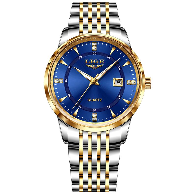 New Gold Watch Women Watches Ladies Creative Steel Women's Bracelet Watches Fashion Waterproof Chronograph Relogio Feminino