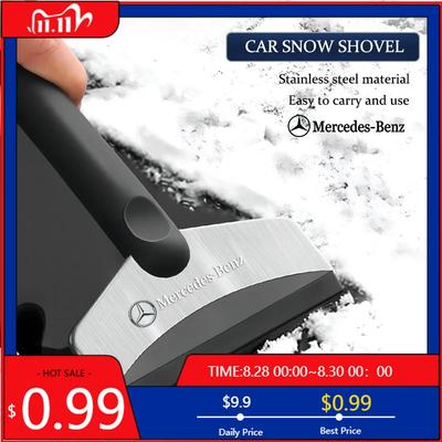 GLC GLB Car Snow Brush Cleaning Shovel Glass Ice Scrapers Tool For Mercedes Benz AMG W206 W204 W205 W212 W213 W221 W222 W223 W2