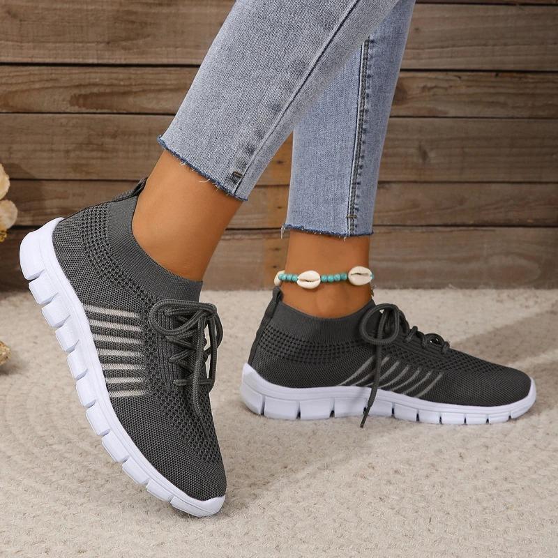Women Mesh Breathable Slip On Flat Shoes Tenis Ladies Casual Walking Footwear Sneakers Women's Vulcanize Shoe