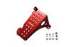 MONSTER SPORT Sport Red for Van MT Footrest, Anodized, Alto/Works [HA36S]/Alto [HA36V] Vehicles, 842571-7350M
