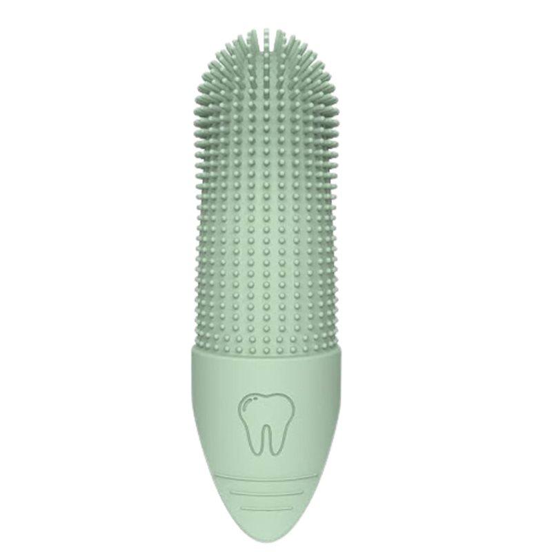 Hunde-Fingerbürste 6 Stück Weiche Silikonborsten Hunde-Zahnbürste zur Reinigung für Hundezähne