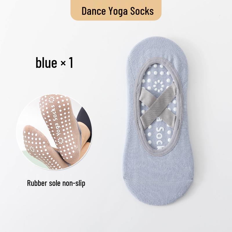 Non-Slip Cross Strap Yoga & Pilates Socks for Indoor Fitness