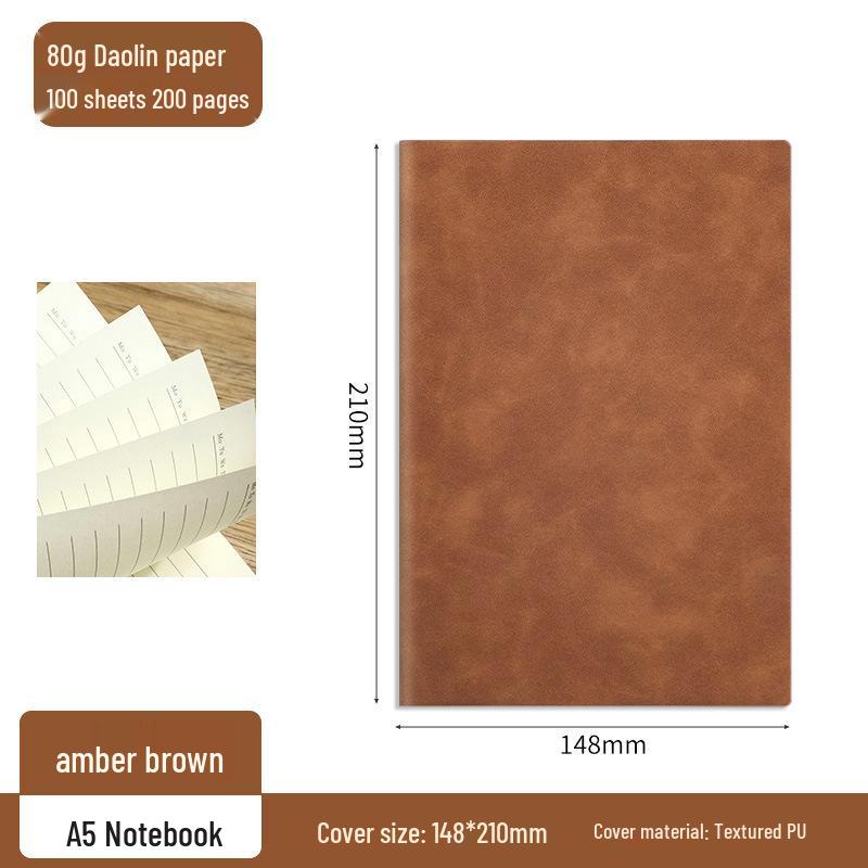 A5 Softcover Journal for Business Meetings and Student Notes