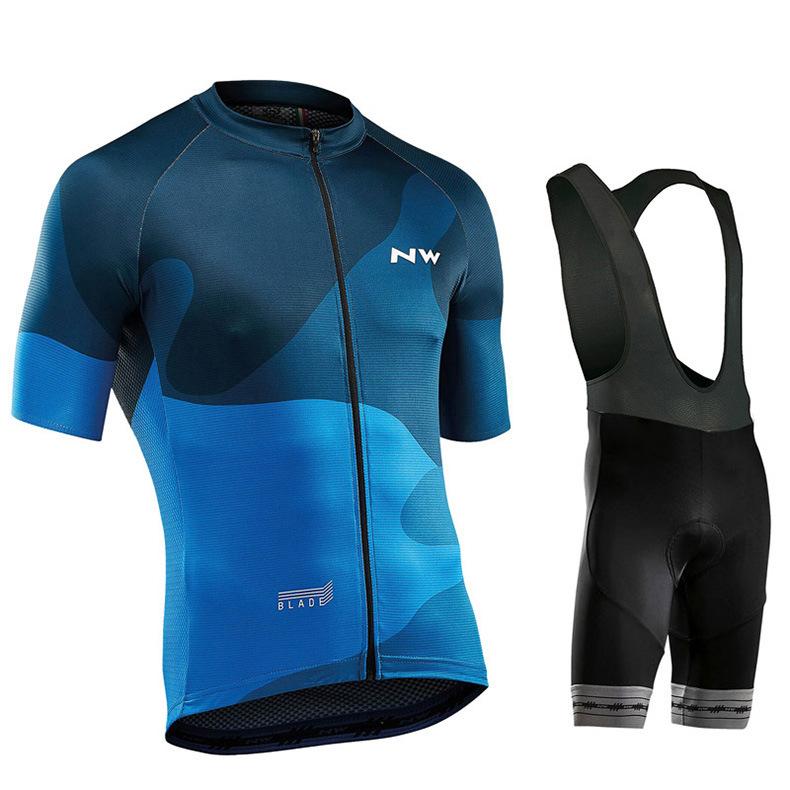 New NW Cycling Suit Men's Summer Mountain Road Racing Suit Breathable Outdoor Riding Equipment