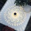 2pcs Solar Light Outdoor Garden Hanging Light LED Landscape Light Garden Decoration Waterproof Projection Light