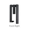 4Pcs Seat Sliding Track Rail Cover For BMW X5 G05 2019-2021