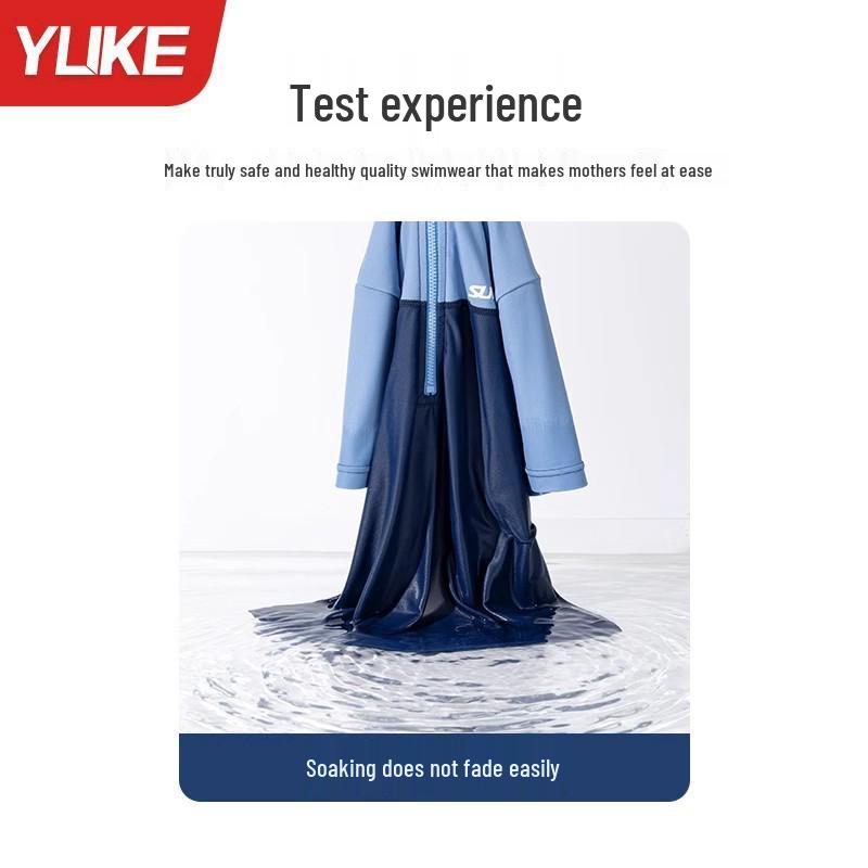 Boys' Quick-Dry Sun Protection Swimwear - Split Style for Older Kids and Teens