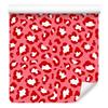 Red Animal Skin Wallpaper Coral and Red 50x1000