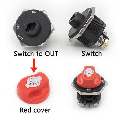 50A 100A 200A Автомобільний акумулятор Race Rally Switch 12V Battery Disconnector Ізолятор Cut Off Switch Kit for RV Motorcycle Truck Boat