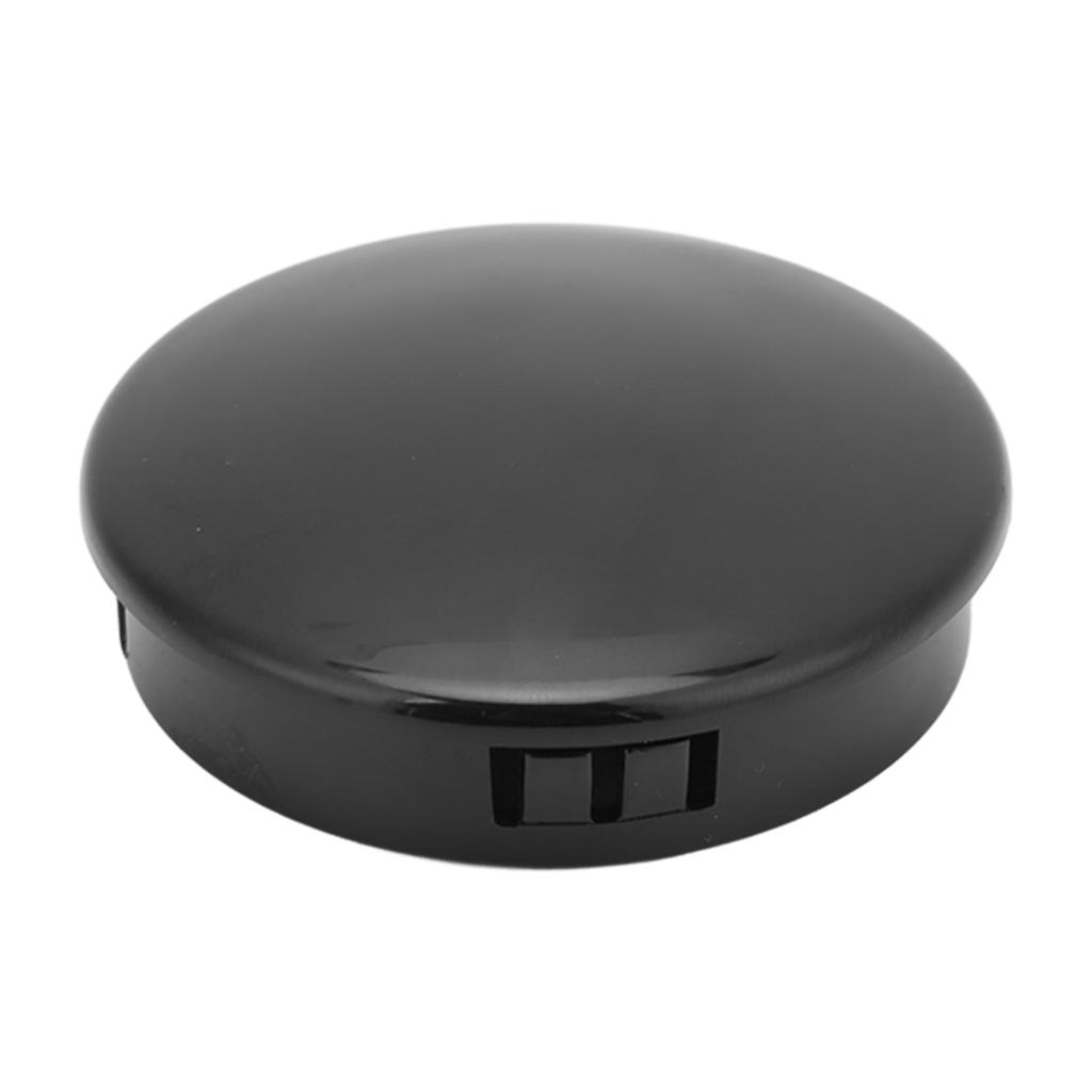 2.75 Inch Black PC Steering Wheel Center Cap High Strength Boat Accessories for Yacht Marine
