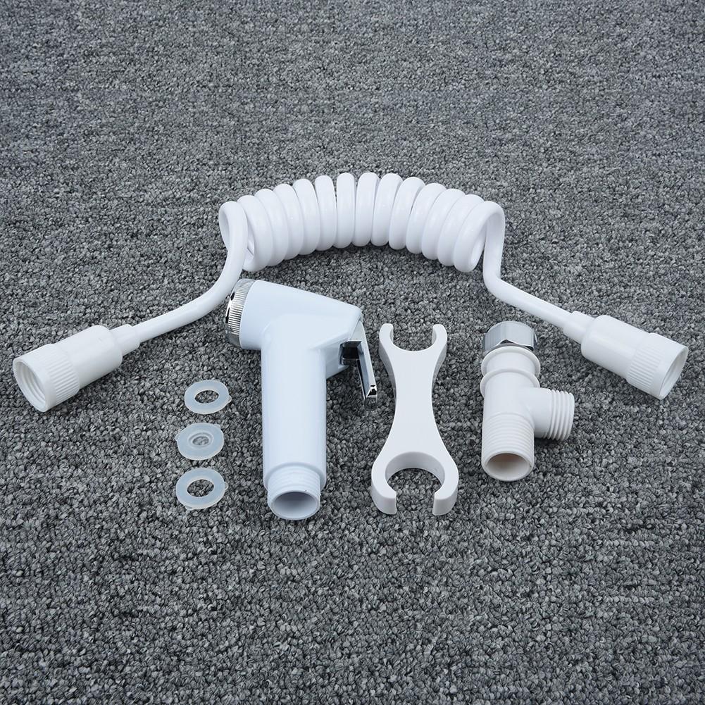Toilet Shattaf-Adapter-Spray Handheld Bidet Shower Head Wall Bracket Hose
