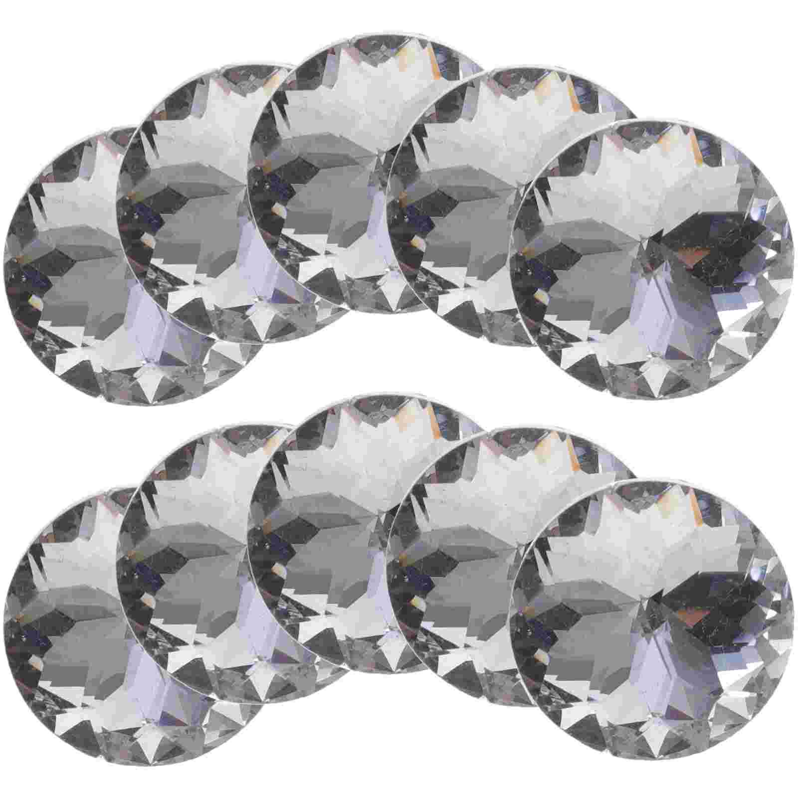 

20pcs Sofa Clear Crystal Buttons Bed Headboard Buttons Upholstery Button 2X2CM