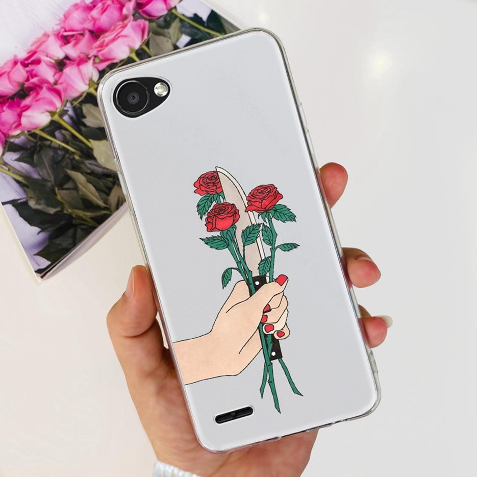 For LG Q6 Case M700 M703 Cute Painted Cover Soft Silicone Phone Case For LG Q6 Q6+ LGQ6 Back Cover Bumper For LG Q6 5.5'' Fundas