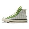Converse Chuck Taylor All Star Color Block Vielseitig Rutschfest Langlebig Stoßdämpfend High-Top Canvas Schuhe Damen Sneaker Grün Blau 572865C