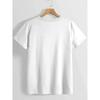 European Size Fashion Letter Anime Print Women'S Round Neck T-Shirt | Simple Design, Comfortable and Breathable