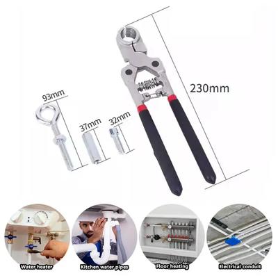 Geothermal Pipe Removal Pliers for Tong Water Separator Heating System Special Pliers with Strong Grip