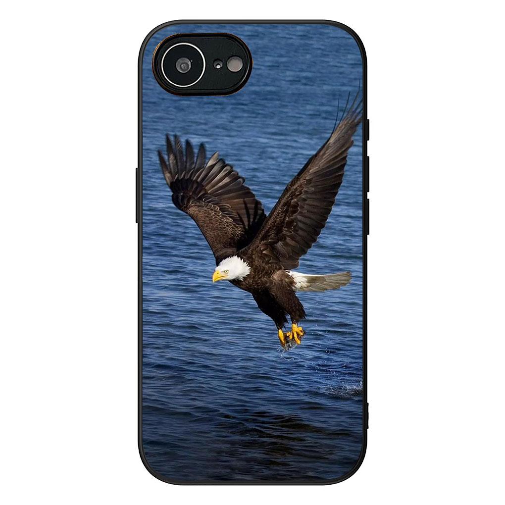 

Bald Eagle Owl Casing Phone Cover for Apple iPhone 17 16 14 15 Pro Max Plus 15+ 16E XR ProMax Air 16+ Soft Case iPhone 15 Plus