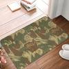 Flecktarn Camo Floor Door Bath Kitchen Mats Anti-Slip Outdoor Military Camouflage Doormat Toilet Entrance Rug Carpet Footpad