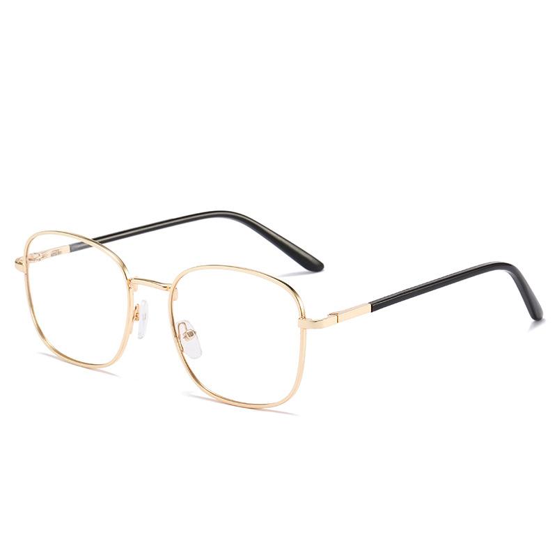 Classic Blue Light Pochromic Women Glasses Frame Fashion Metal Hinge Eyewear Optical Prescription Eyeglasses Frames
