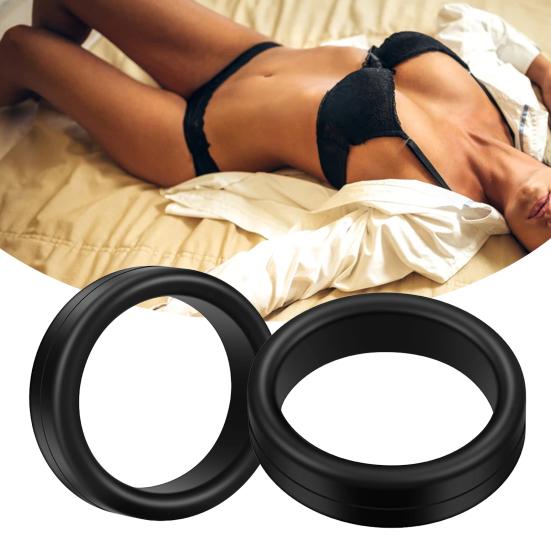 Cock Ring Prolong Intercourse Time Hygienic Silicone Delay Ejaculation Lock Ring for Male