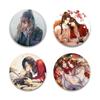 32/44/58 mm Anime Heaven Official's Blessing Badge Hua Cheng/Xie Lian Cartoon-Broschen, handgefertigt, niedliche Emaille-Anstecker als Schmuck, Geschenk-Accessoire