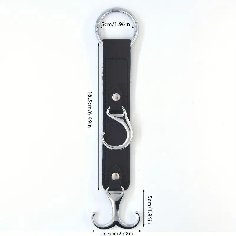 Introducing the "Multi-Functional Leather Car Seat Hook" - easy installation, adjustable, and perfect for organizing your vehicle.