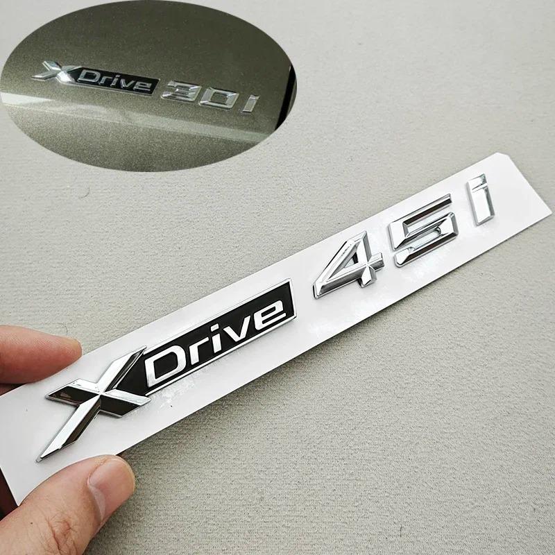 BMW X1 X2 X3 X5 X6 F15 F16 F25 F30 Logo Cromato Emblema XDrive Distintivo Baule Auto 18i 20i 23i 25i 30i 35i 40i 45i 48i Accessorio ut2
