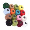 16pcs Natural Crochet Thread Rich Bright Color Jute Twine Rolls Durable Crochet Cotton  Artworks