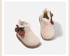 Stylish Baby Girls' Mid-Top Boots - 2025 Autumn/Winter Korean Princess Soft-Soled Cotton Footwear