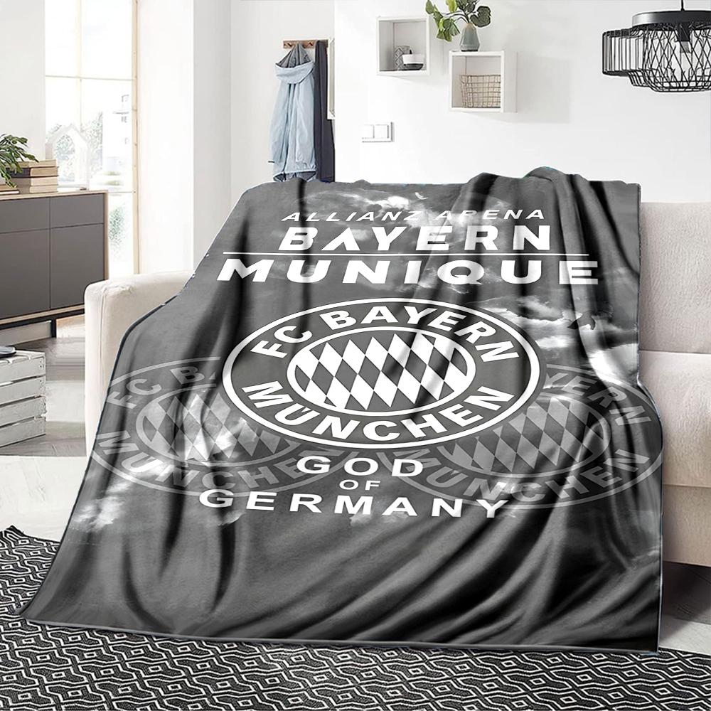 Coperte con Stemma del Bayern Monaco in Flanella Stampata Traspiranti Calde Plaid per Casa Ufficio Copriletto 0708a123