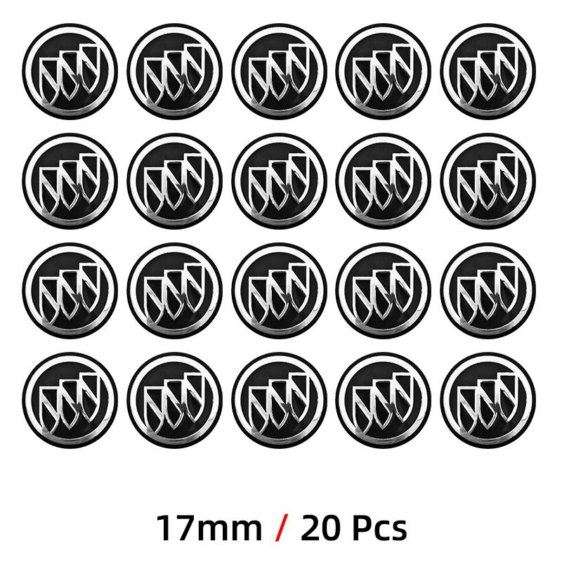 13mm/14mm/17mm Car Key Emblem Stickers Auto Door Keyhole Logo Decal For Buick Excelle XT Envision Verano Regal LaCrosse Envista