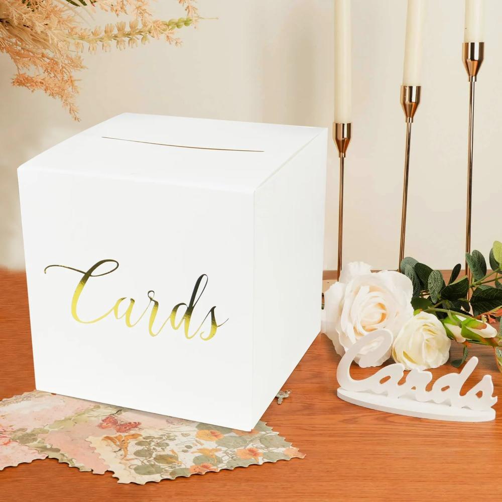 Cardboard Wedding Card Box Blessing Receiving Box Creative Gift Card Box  Party Wedding Decorations