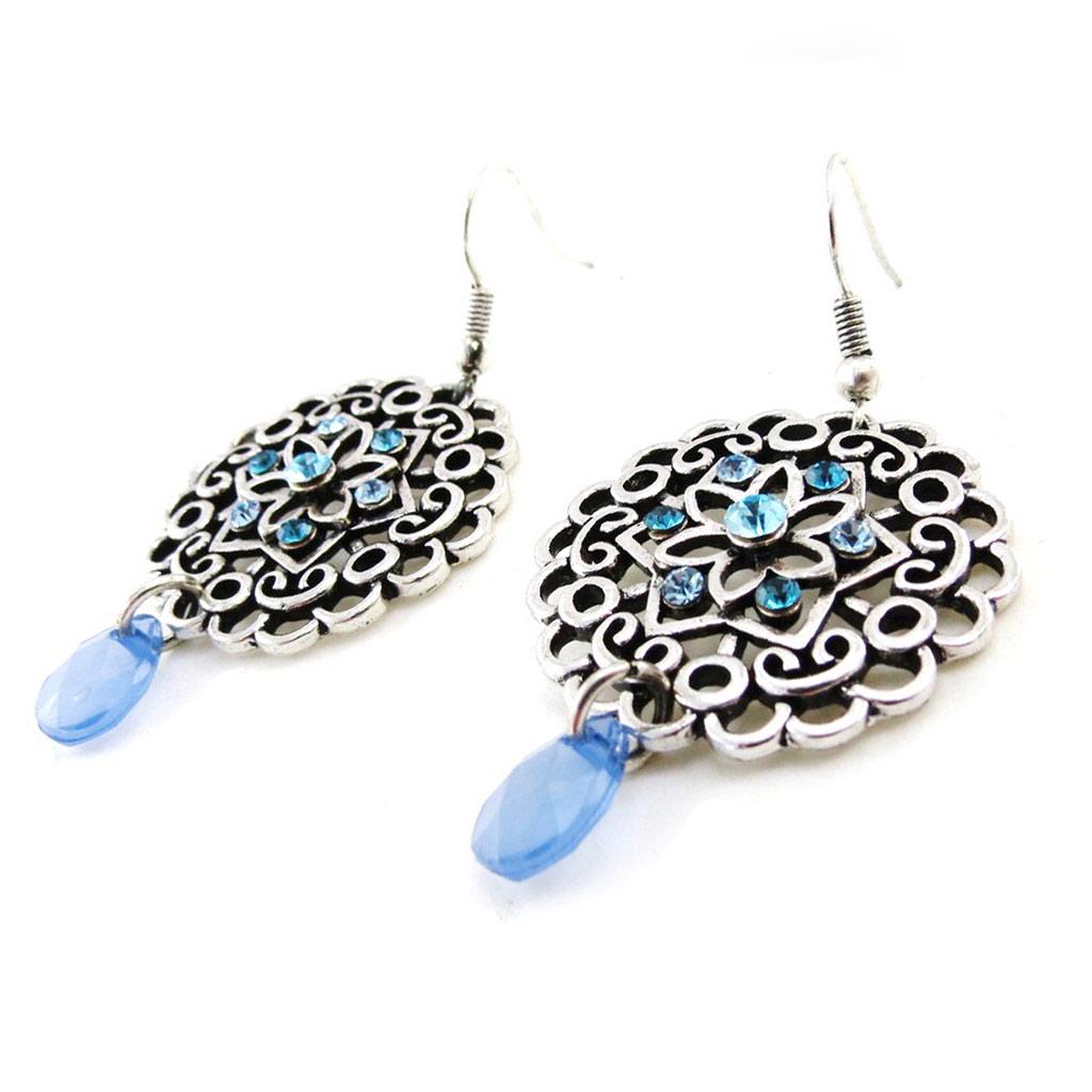 NOA [G0410] - Blue 'Carmen' Designer Earrings
