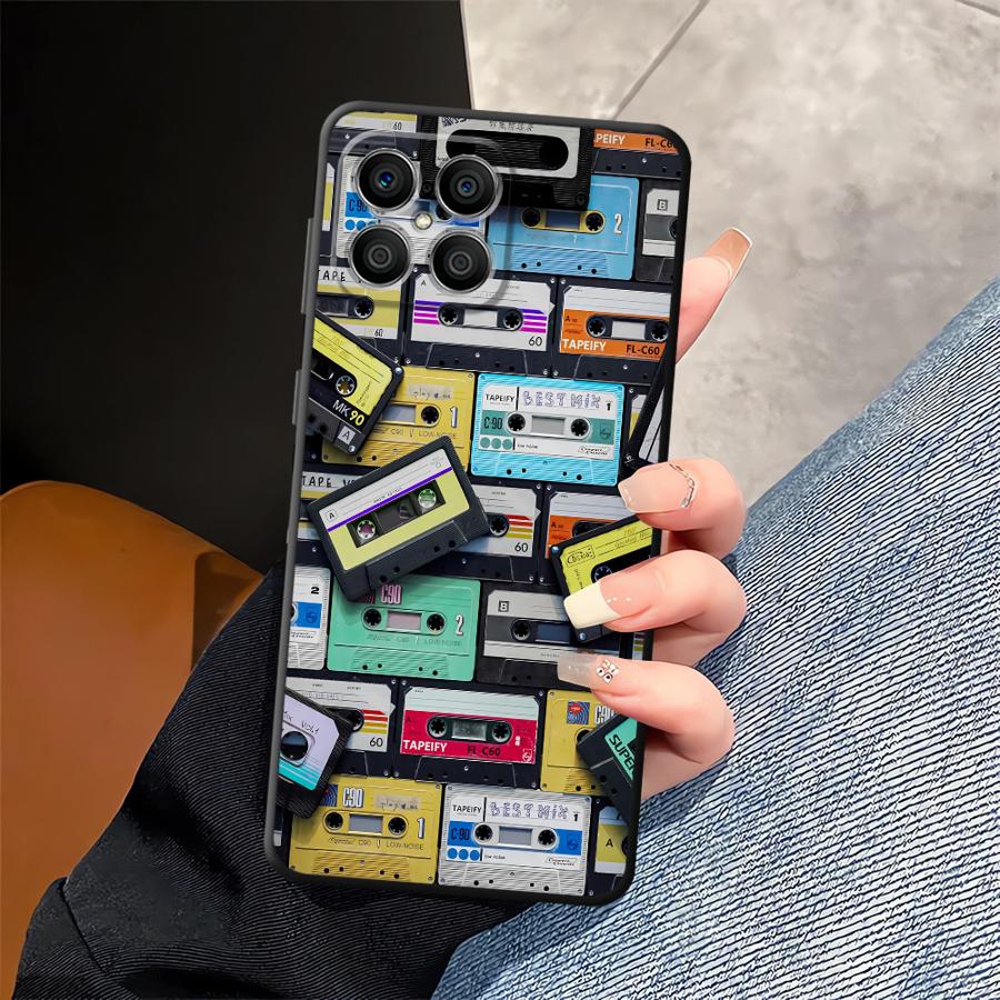 Case for Honor X9c X7a X7 X9 X9a 8X 90 Lite 70 X8 Soft Back Phone Cover Lucky Tape Pattern