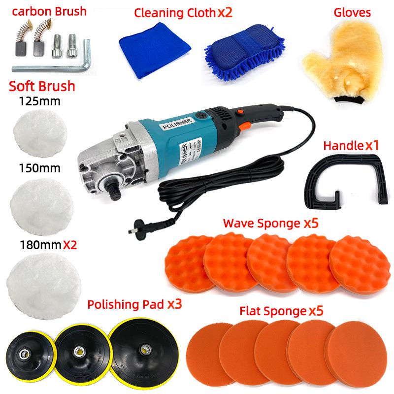 International Car Polishing & Waxing Machine Set with European/British Standards