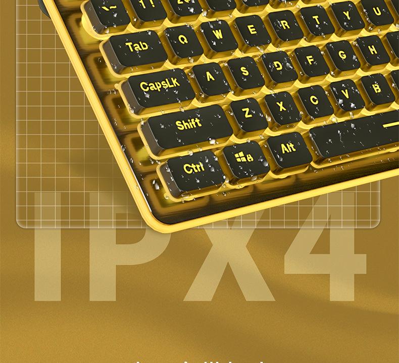 Langtu Wired Backlit Mechanical Keyboard for Office and Laptop Typing (Girls Edition)