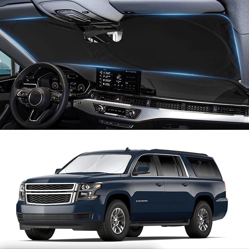 Sunshade For Ram Sun Shade Fit 2010-2025 2026 Dodge RAM 2500 3500 Truck Accessories Windshield Cover For Ram 2500/3500/4500/5500 Sun Visor Fits 2Dr