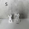 Easter Series Cute Rabbit Candle Silicone Mold Gypsum Car Mounted Incense Expanding Gypsum Decoration Mold Easter Aromatherapy Candle Mold