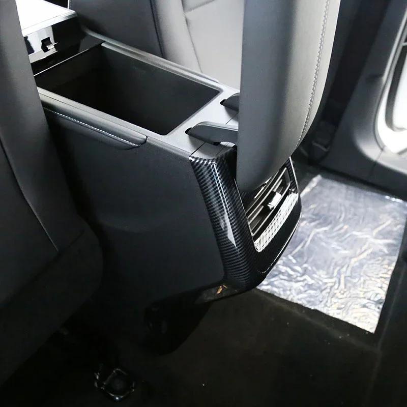 Car Rear Discharge Trend Armrest Box For Changan CS55PLUS 2023 2024 Anti-kick Panel Protective Cover Auto Modification Supplies
