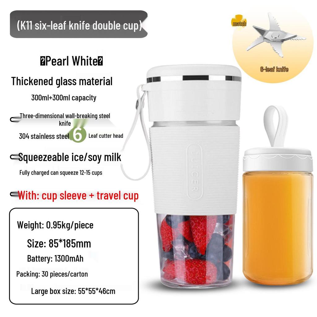 Compact Multifunctional Electric Juicer - Portable Household Juice Cup
