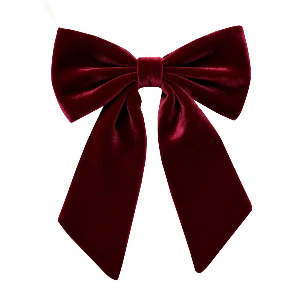 Velvet Three-Dimensional Bow, Large Christmas Tree Decoration, Window Display Decoration