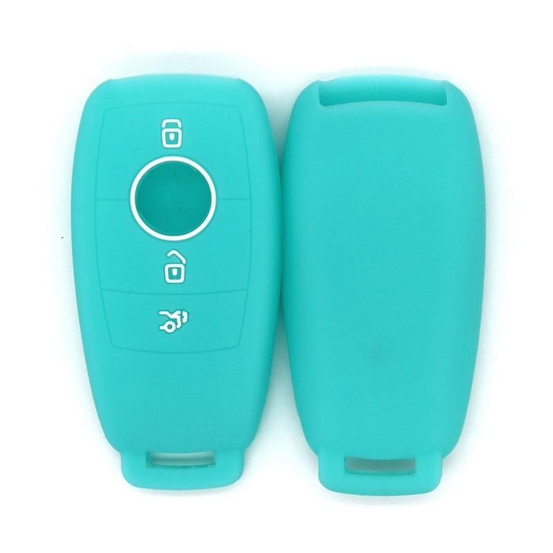 Silicone key cover, suitable for Mercedes-Benz CE-Class 200l GLA GLB LC00260 GLE multi-color key bag, shockproof key cover